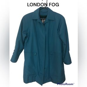 LONDON FOG Vintage teal jacket.